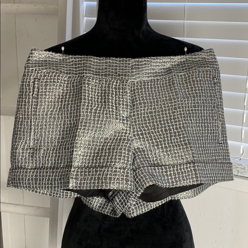 Express silver shorts